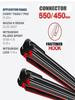 Крючковые дворники 550/450 мм (22"+18") для Chery Tiggo 7 Pro, Mazda 6, Mitsubishi Pajero Sport и L200