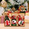 9PCS Christmas Tree Decor Wooden Dwarf Old Man Pendant With Wooden Box Xmas Ornaments For Navidad 2025 Decor