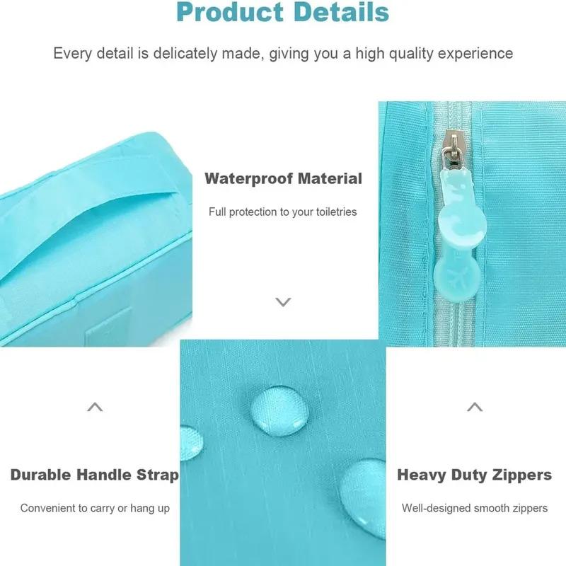 Портативная сумка для хранения в путешествии, многофункциональные сумки-органайзеры для бюстгальтеров и нижнего белья, косметичка для туалетных принадлежностей для путешествий на открытом воздухе