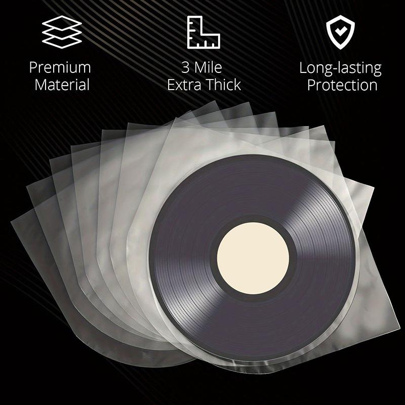50 шт. 7/10/12 дюймов прозрачный виниловый защитный чехол для пластинок LP пластиковый пакет антистатические внутренние конверты для пластинок упаковочный пакет прозрачный чехол