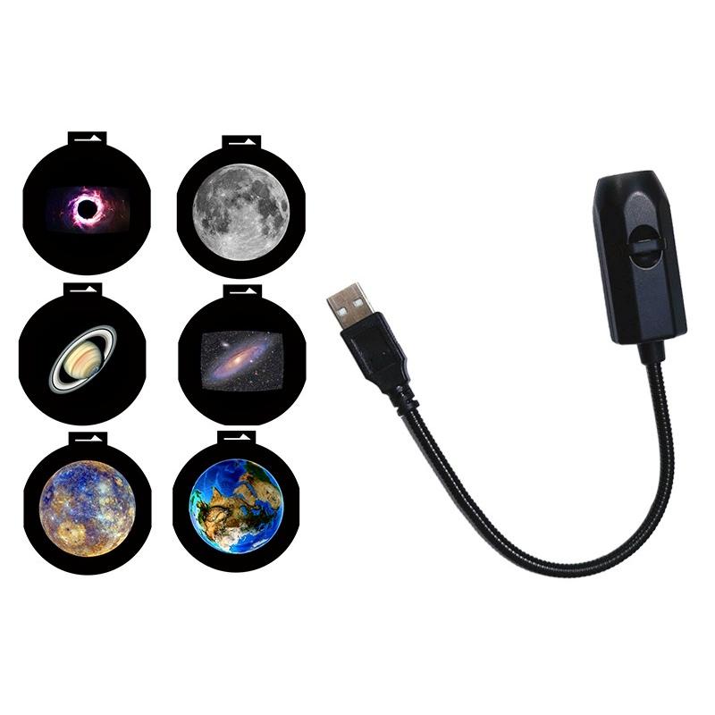 USB Проектор Звездное Небо Ночник Луна Земля Потолочная Лампа Пульт Дистанционного Управления 360 Градусов Вращающийся Свет для Атмосферы Дома Спальни