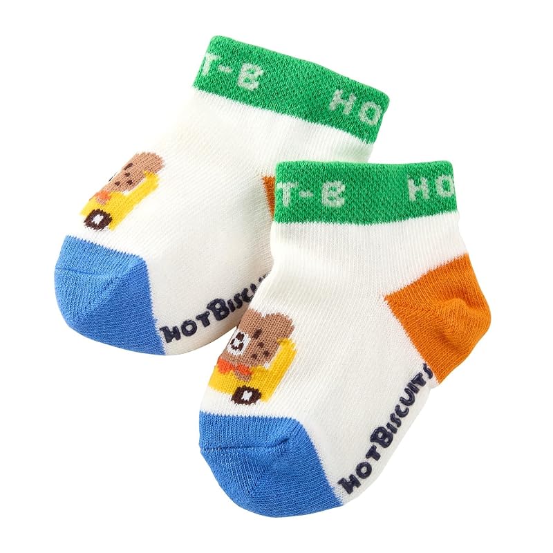 [MIKIHOUSE HOT BISCUITS] Набор низких носков для мальчиков и девочек, детская одежда, разноцветный, размер 15 (15-17см), 74-9637-141