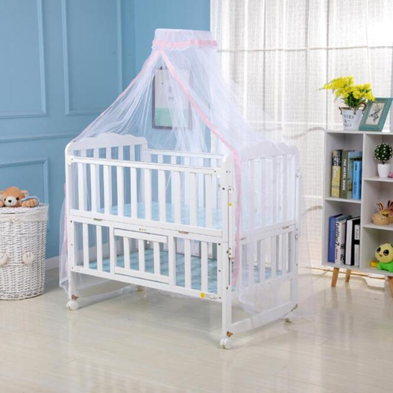 Universal Netting Mosquito Net Foldable Infant Canopy Round Bed Canopy Mosquito Net For Baby Summer Baby Crib Net Crib Dome