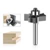 Three-edge Ball T-milling Router Bit Door Set Begonia Angle Milling Router Bit Woodworking Milling Router Bit 6mm 1/4inch Shank