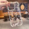 Стильные Розовые Тюльпаны Милые Чехлы для Телефона для iPhone 17 16 15 14 13 12 Pro Max 16Pro Прозрачный Ударопрочный Чехол