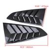 Rear Quarter Window Louvers For Ford Mustang 2015- Scoops Spoiler Car Tunning Panel Side Air Vent Cover Windshield