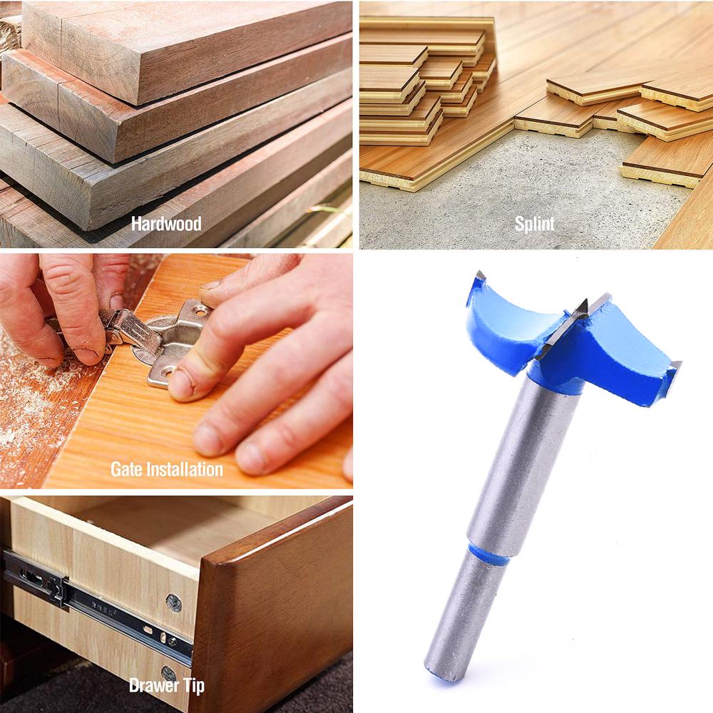 Сверло Форстнера, расточная кольцевая пила, набор твердосплавных наконечников, 15-100 мм