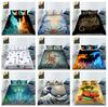 3D Painting Exotic Style Series Bedding Set Microfiber Fabric Quilt Cover Pillow Case 2 or 3 Pieces AU240 * 270 Extra Large Size Home Decoration