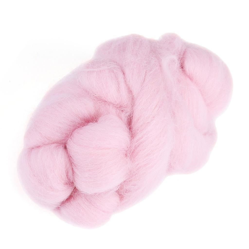 8Colors 55g Colored Needle Felting Wool Roving Spinning Sewing Trimming Handiwork Material