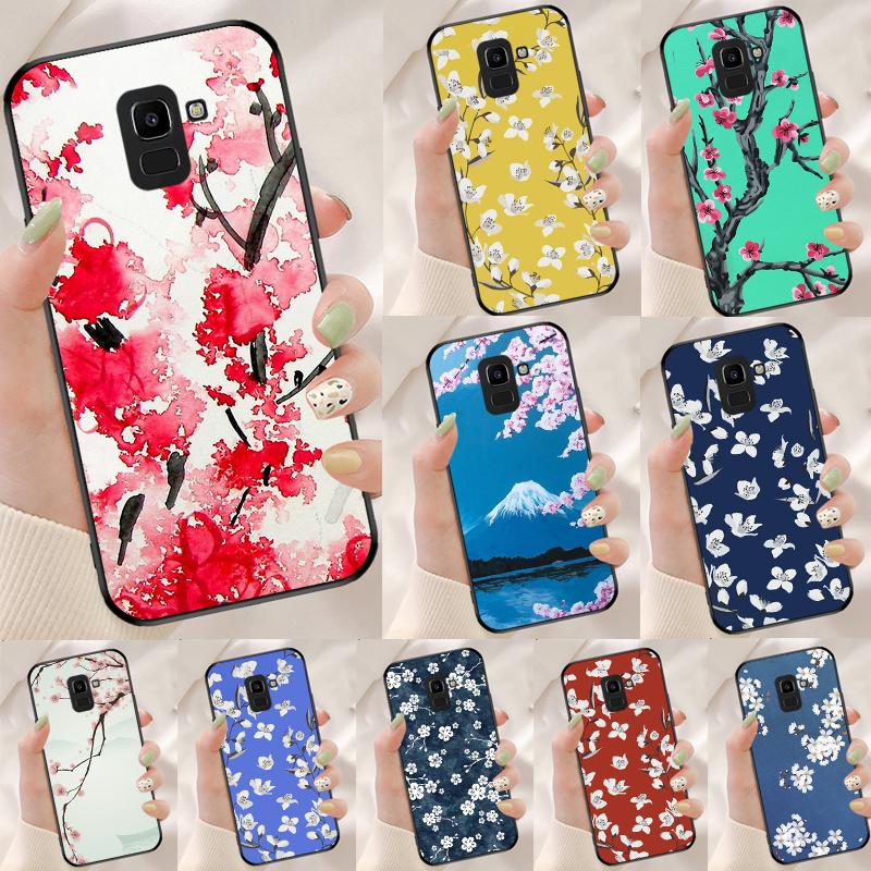 Цветочный чехол 'Цветущая вишня' для Samsung Galaxy M14 M34 M54 M20 M06 M16 M12 M13 M15 M35 M55 M33 M53 M21 M31 M32 M52