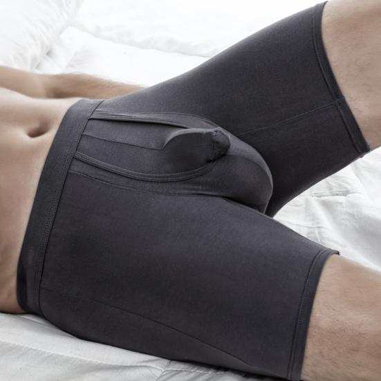 Boxers Lengthen Protective Quick Dry Sexy Mid Waist Men Panties Clothing