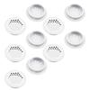 10 PCS Metal Cabinet Cupboard Round Air Vent Grill Cover Ducting Ventilation Home Grill Cover Home Round Air Vent