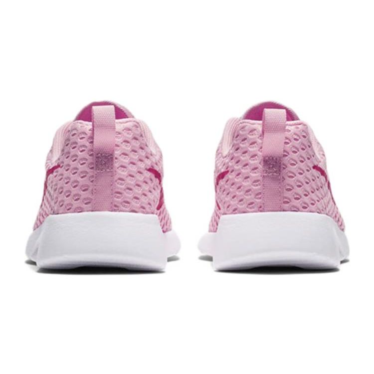 Nike Tanjun Fabric Sports Comfort Shock Absorption Non-Slip Wear-Resistant Low-Top Casual Shoes Kids Sneaker Pink AO9603-601