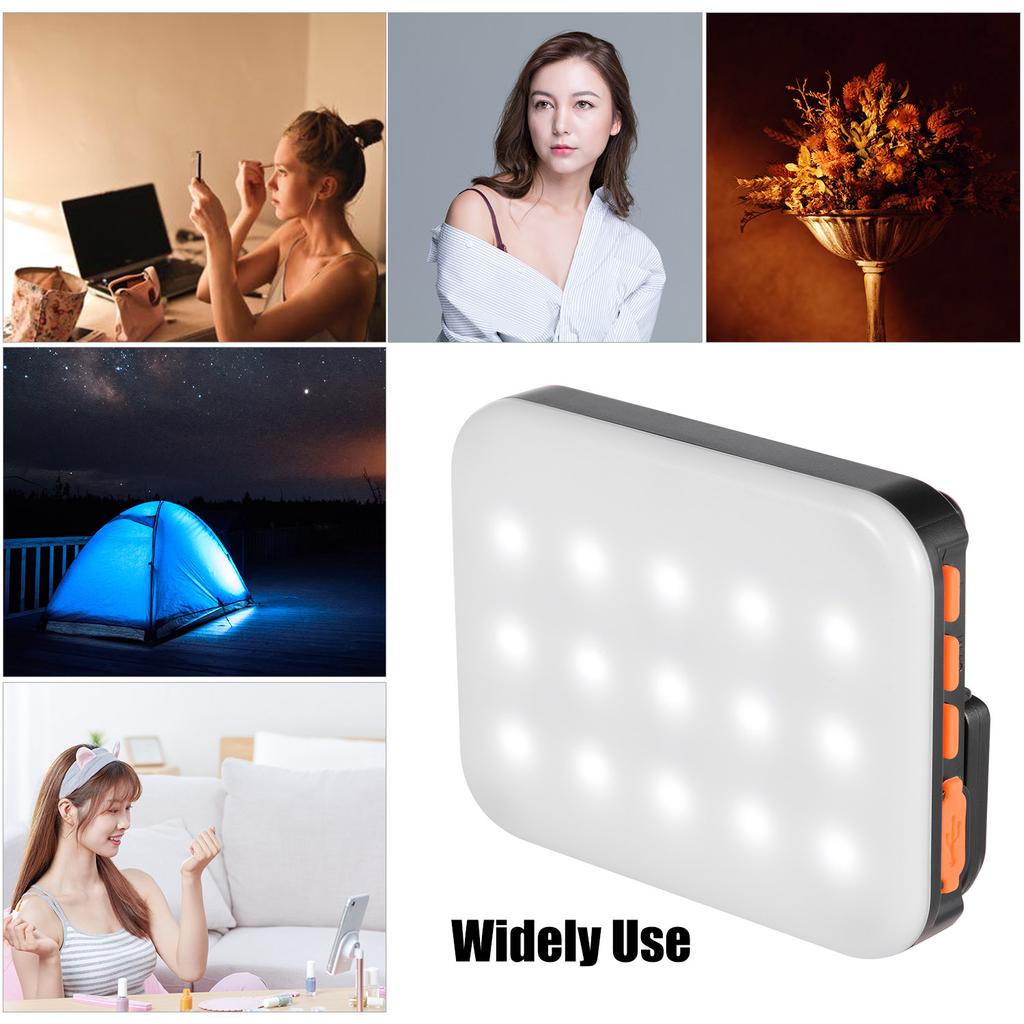 Andoer LY-01 RGB LED Fill Light Photography Lamp Multi-functional Superbright 3200K-6500K Built-in Battery