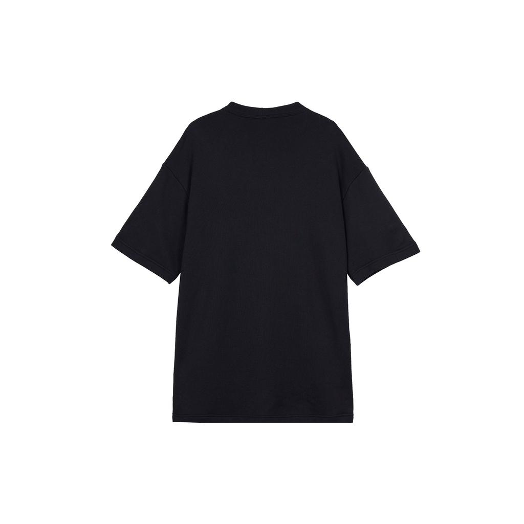 Nike Спортивная футболка с логотипом и круглым вырезом, мужские топы, черные DX0188-010