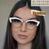 Модные металлические очки «кошачий глаз» с защитой от синего света, HD-линзы для женщин, молодежный образ