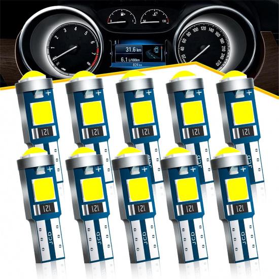 Antline T5 37 74 2721 PC74 PC37 LED Bulb White, Super Bright Canbus Error Free 12 Volt Replacements for Interior Dashboard Indicator trument Panel