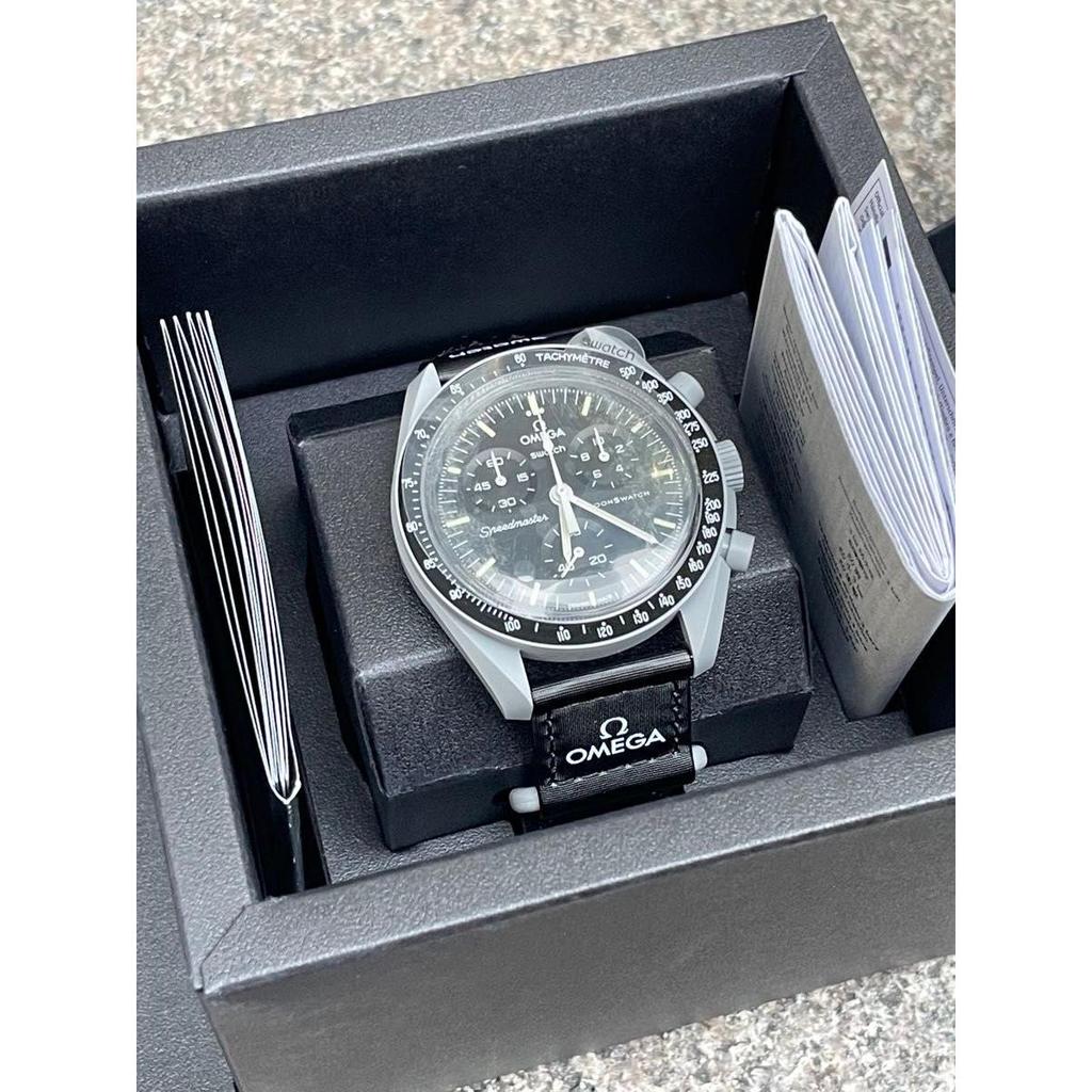 Б/у Moon Swatch Omega Moonswatch Moon Speedmaster Swatch Omega Speedmaster Новый