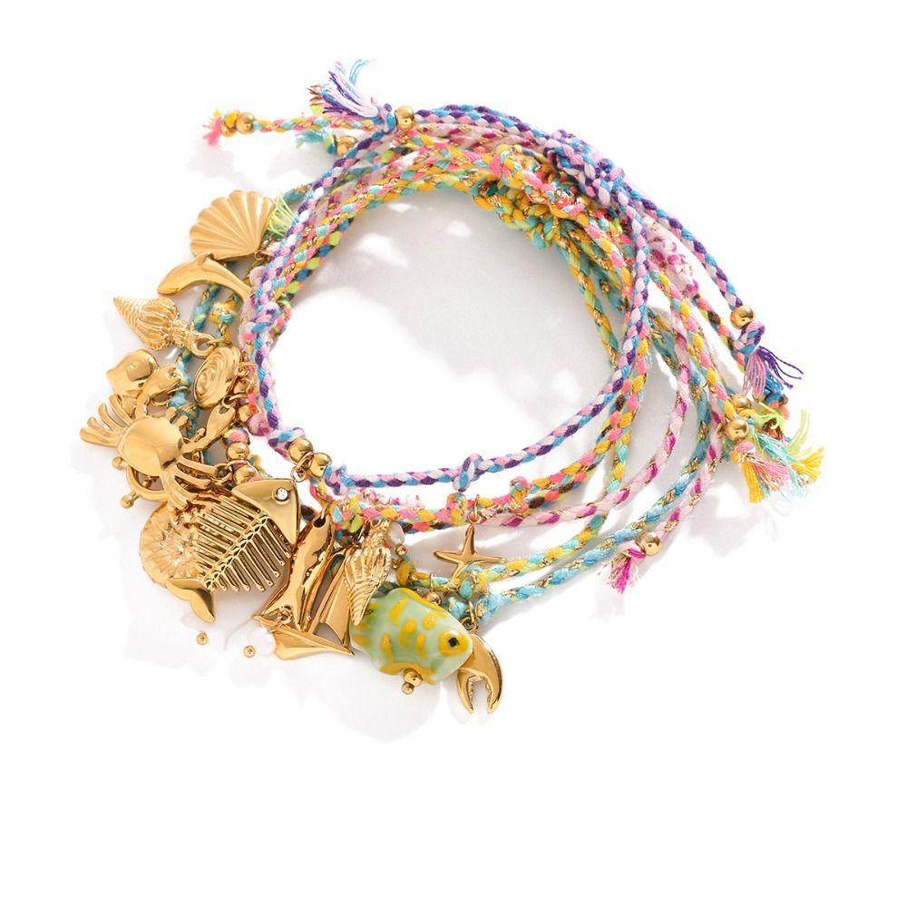 Adjustable Pendant Bracelet Seashell Charm Hand Chain New Bangle  Gifts