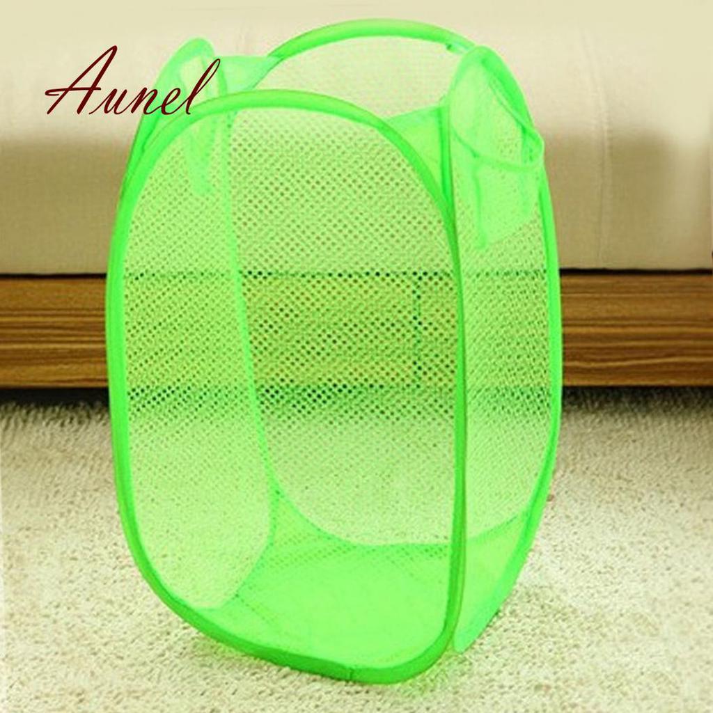 Laundry Bag Net Washing Folding Laundry Basket Bag Bin Gift Basket Storage