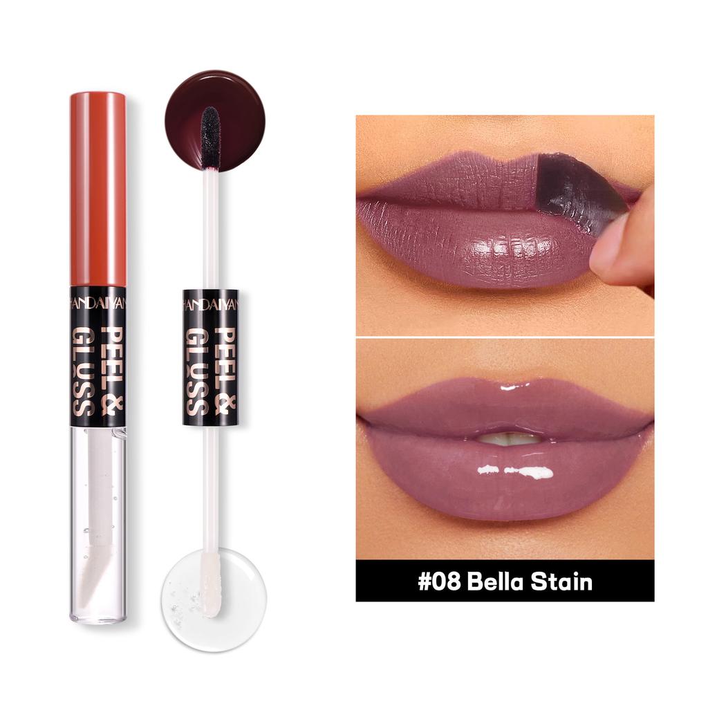Magic 8 Colors Peel Liquid Lipstick Водостойкая стойкая не выцветающая губная помада Lip Ink Tear Lip Gloss Tattoo Dyed Lip Glaze Lip Cosmetics