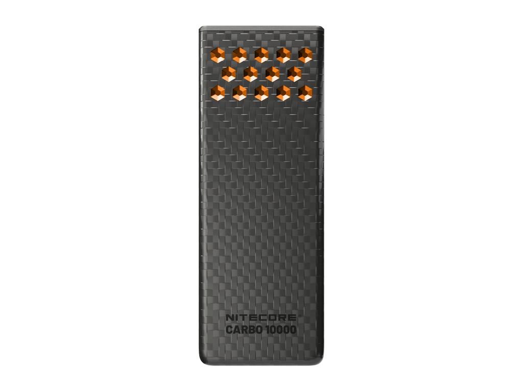 NITECORE CARBO 10000 Gen2 10000mAh Large Capacity Mobile Power Bank IPX8 Carbon Fiber PD/QC 30W Fast Charging Dual USB-C Ports