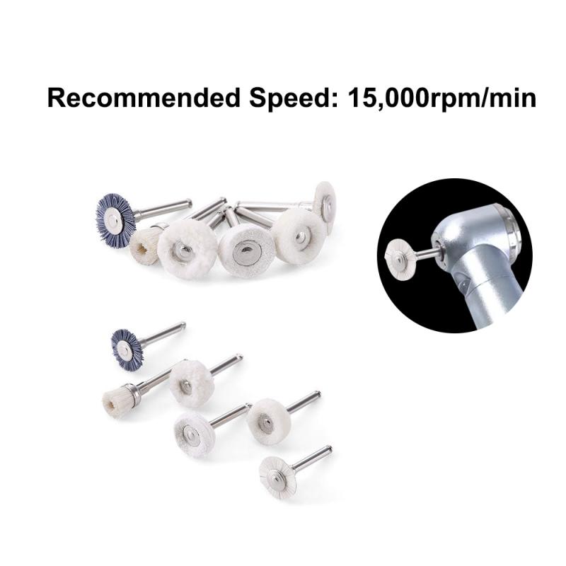 12 шт./коробка Набор полировщиков для стоматологического низкоскоростного наконечника Стоматологическая финишная полировка композитов Стоматология Фарфор/Натуральные зубы