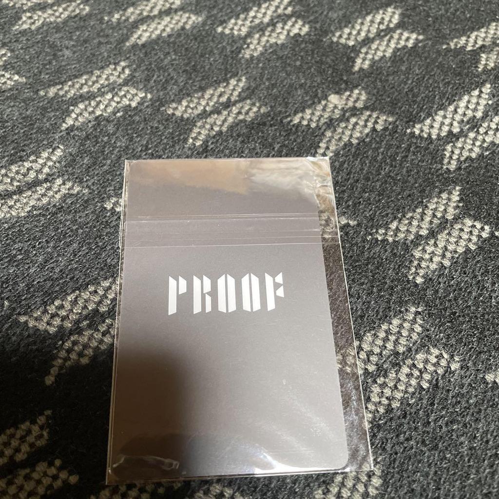 [Б/У] BTS proof случайная торговая карточка Юнги