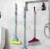 1/3 шт. Настенный органайзер для швабры, держатель, вешалка для щеток и метел, домашняя полка для хранения, крючки на присоске для ванной комнаты, бытовые инструменты, дом