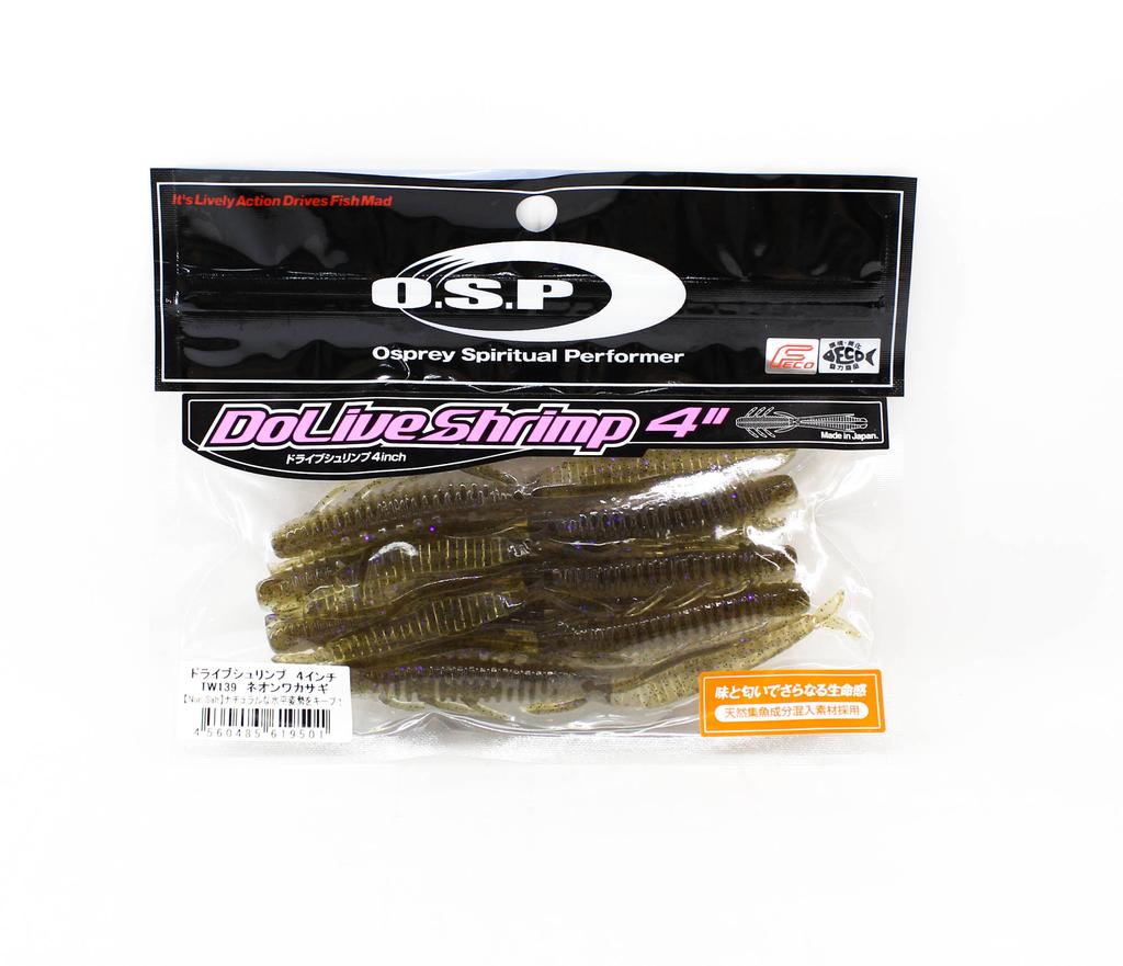 OSP Soft Lure Dolive Shrimp 4 Inches TW-139 (9501)