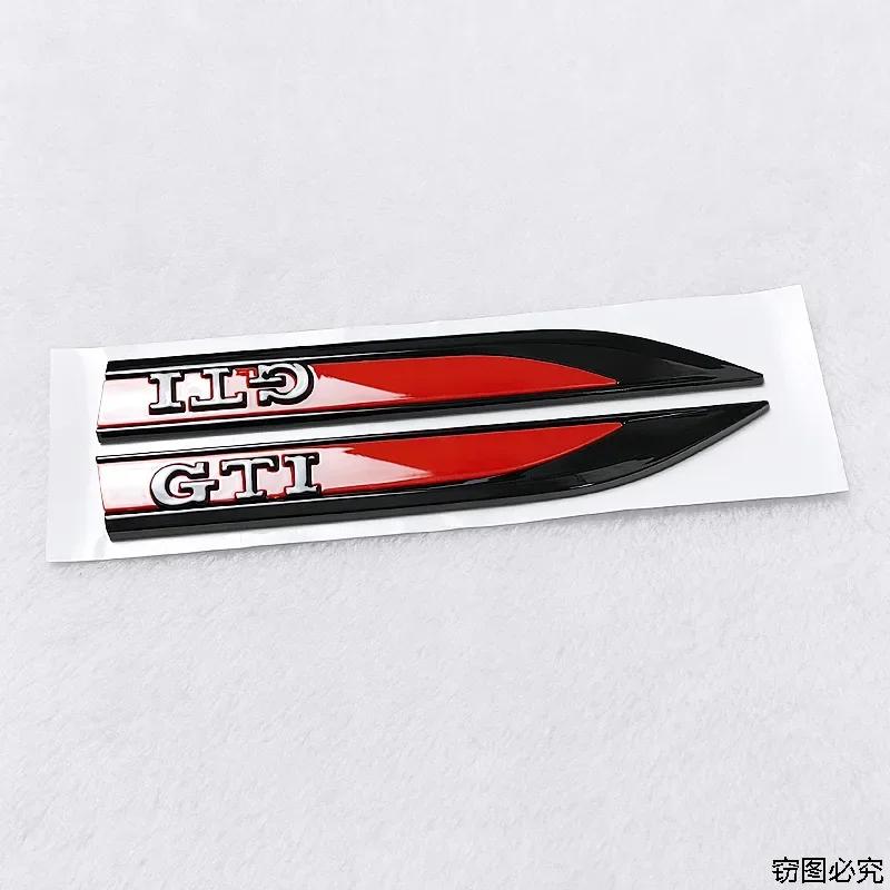 BGF1 Golf 3 4 MK3 MK4 2026 Hot For VW VOLKSWAGEN For VOLKSWAGEN VW 16.2x2cm Car Side Fender Emblem Sticker GTI Polo Golf Passat Tigua