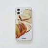 Милый силиконовый прозрачный чехол для телефона с маслом и хлебом для Iphone 12 Mini 11 13 Pro Max X Xr Xs Max 8 7 Plus Capa Shell Funda
