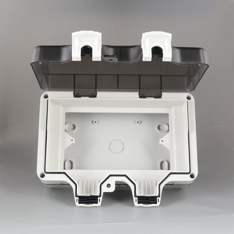British Outdoor Waterproof IP66 Socket, European/German Standard Waterproof Box