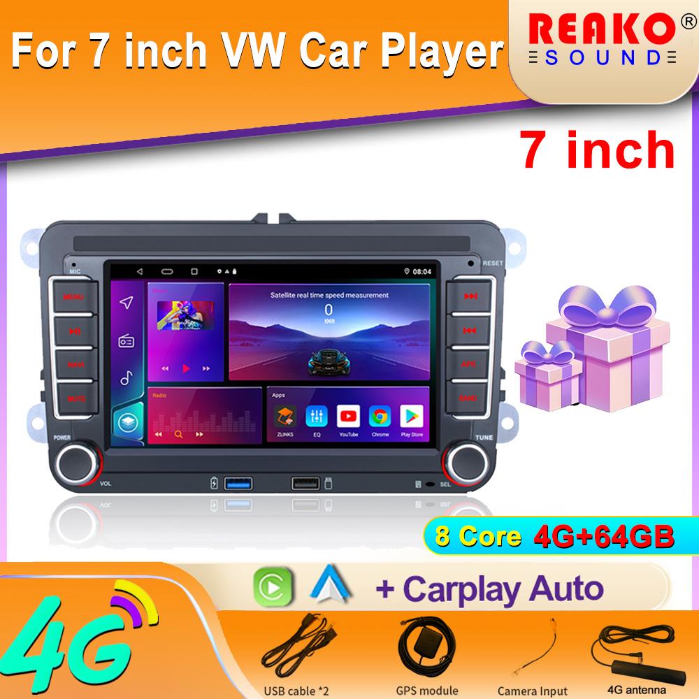 7-дюймовый автомобильный плеер для Volkswagen VW CC Passat B7 Polo Golf 5 6 Jetta mk5 mk6 Mirrorlink FM WIFI GPS RDS Wireless Carplay