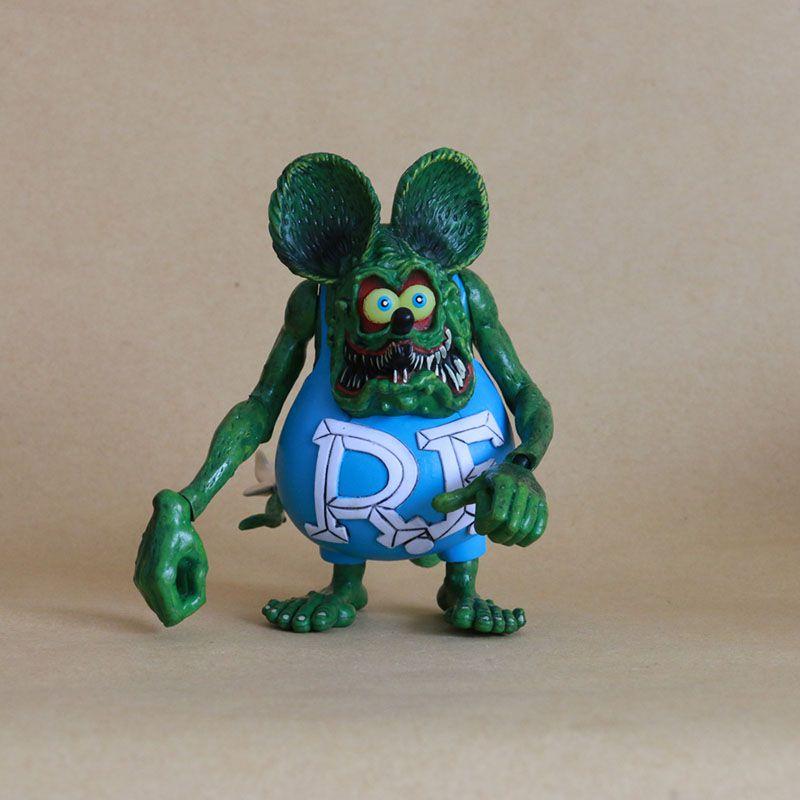 Очаровательная ПВХ фигурка Rat Fink, модель. Идеально подходит для детских подарков и декора