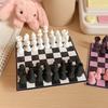 Мини шахматный набор ручной работы карманного размера Шахматная доска Международный шахматный набор Игрушечные аксессуары