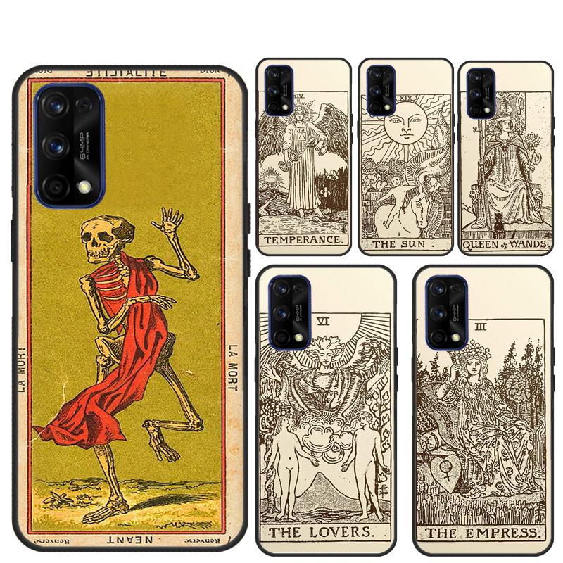 Tarot Card Astrology Sun Moon Lover For Realme C67 C75 C61 C55 C53 C51 C21Y C25S GT 7 Pro 5 6 GT 6T 10 11 12 13 14 Pro Plus Case