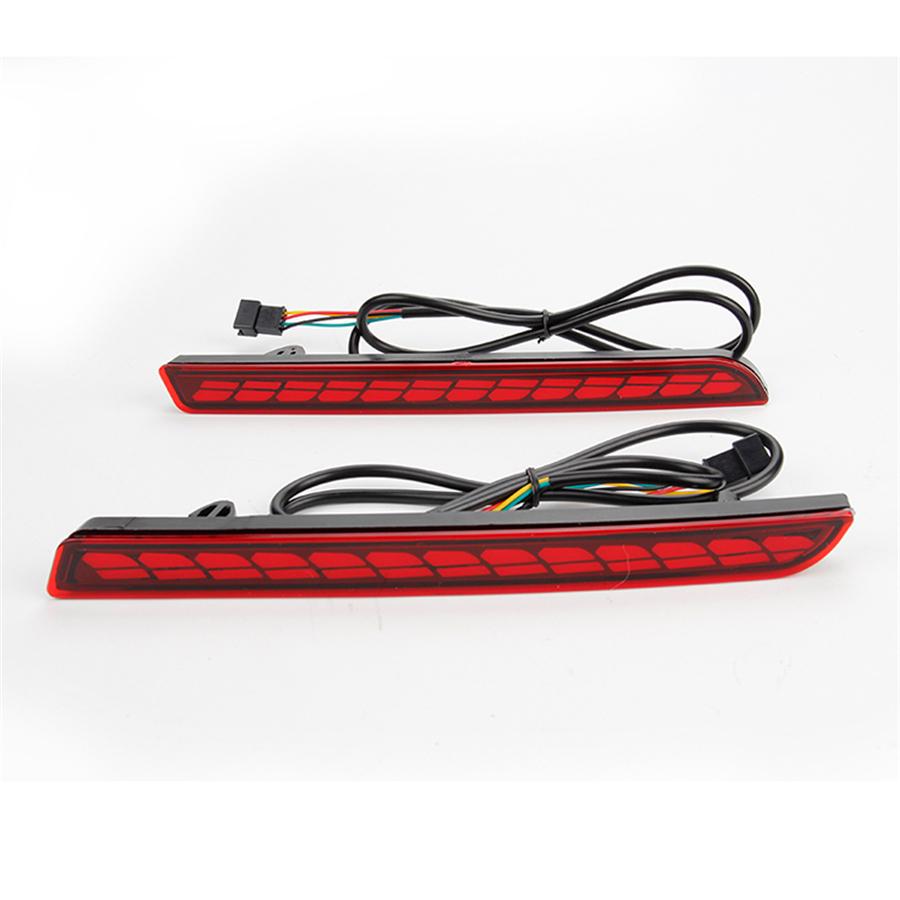 Car LED Rear Bumper Reflector Light Lamp Left+Right For Toyota Sienna 2021-2023