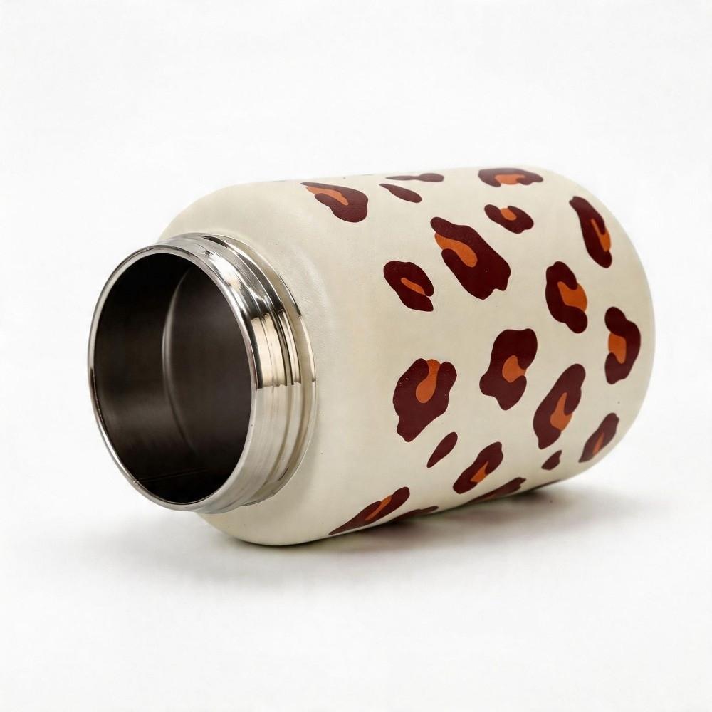 Mini Straw Thermos Cup 360ml Drinking Water Cup Insulated Water Bottle Kitchen Supplies