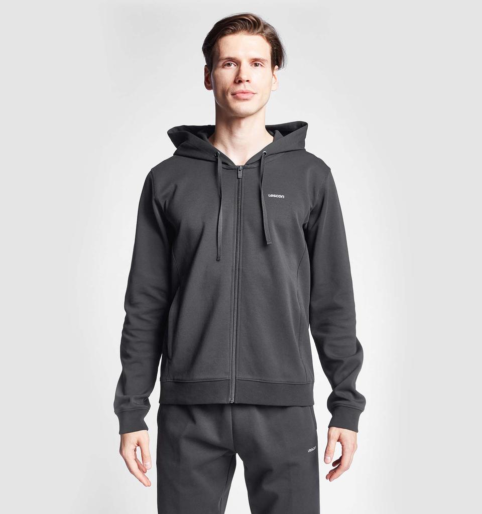 Men's Zippered Hooded Sweatshirt 25S-1241-25B
