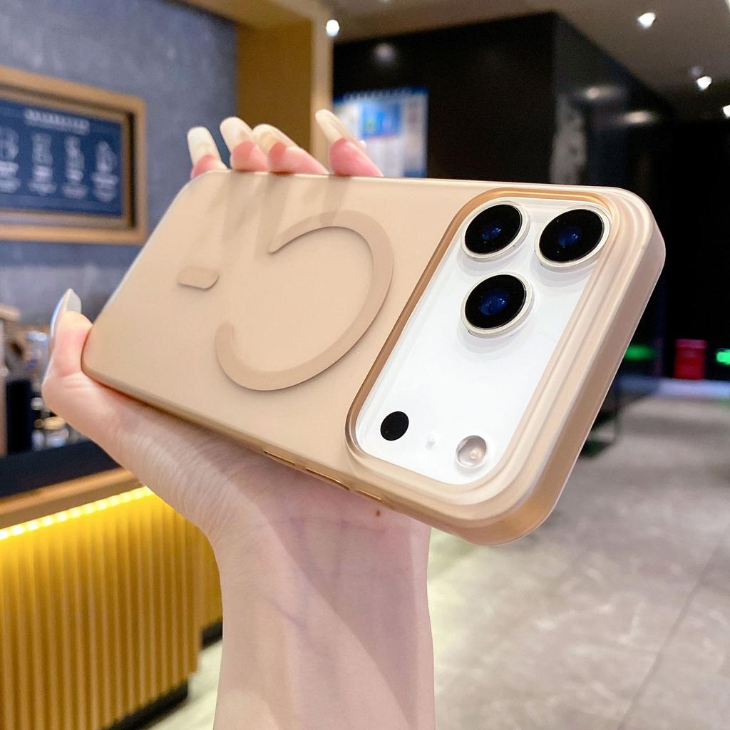 Подходит для IPhone17promax Чехол для телефона с магнитной присоской Ice Fog Матовый Apple 16 Премиальный Ультратонкий 15 Защитный чехол