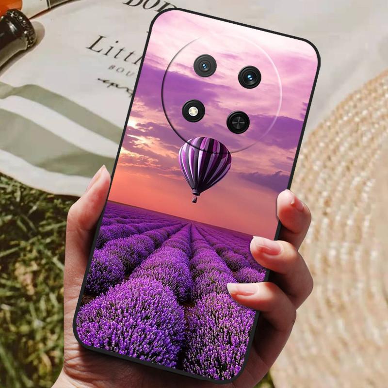 Чехол для Honor Magic7 Lite 5G Мягкая силиконовая задняя крышка из ТПУ для чехлов телефона Honor Magic 7 Lite Magic7Lite 7Lite Милый мультфильм