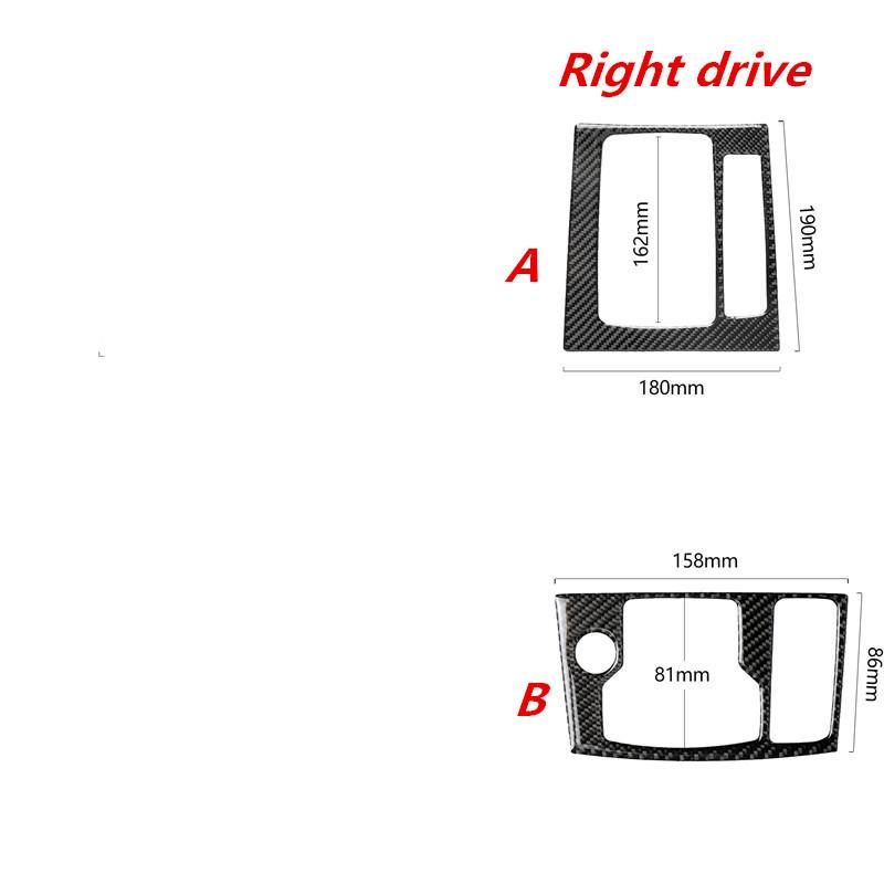 Подходит для Mazda Axela Atenza 2017-2018 Аксессуары из углеродного волокна салон автомобиля Центр управления переключением передач Панель Крышка Отделка Наклейка