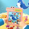 Slide Puzzle Interactive Interesting Fine Workmanship Creative Multifunctional Thinking Logic Training ABS Digital Sliding Puzzle Cartoon Educational