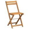 VidaXL Lot de 8 Chaises de Bistrot Pliantes, Sièges de Terrasse, Chaises de Balcon, Meubles de Patio Extérieur, Bois 3216307