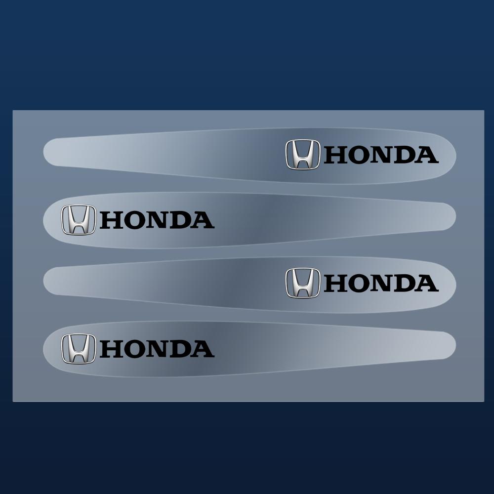 AAAMB1 4/8Pcs Car Door Handle Bowl Scratch Protective Transparent Stickers Auto Exterior Accessories For Honda Civic XR-V HR-V CRV Fit
