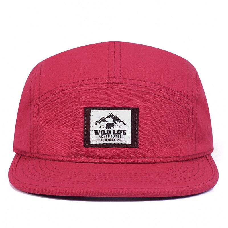 WILD LIFE Хлопковая 5-панельная бейсболка Снэпбэк Кепки Кость Gorras Hombre Оригинальные Хип-хоп Шляпы для мужчин женщин Регулируемые