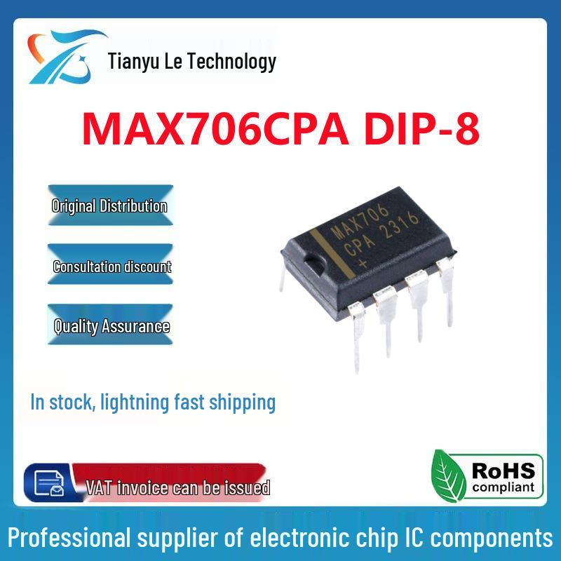 Brand New MAX706CPA DIP-8 Monitor & Reset IC Chip