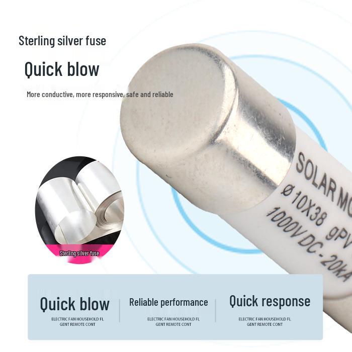 Быстродействующая распределительная коробка PV-10 низкого напряжения с предохранителем 1000 В постоянного тока (2A-32A, 10x38) для Фотоэлектрических Систем