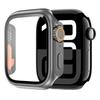Glass+ Shell for Apple Watch 11 10 46/42mm 9 8 7 45/41mm Screen Protector Change To Ultra IWatch 6 5 4 SE 44/40mm Bumper Cover